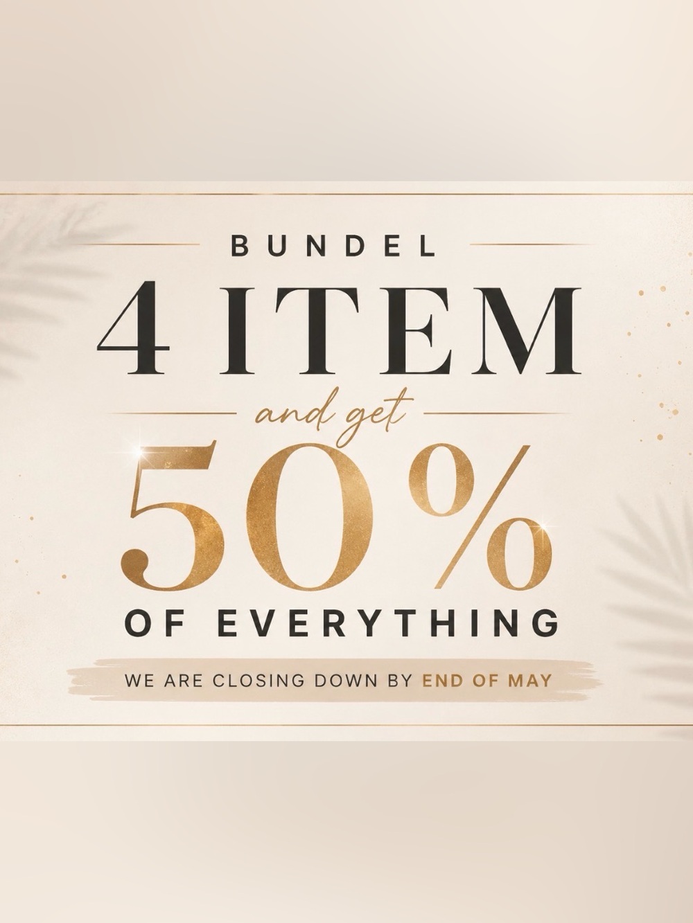 4 Item - 50%